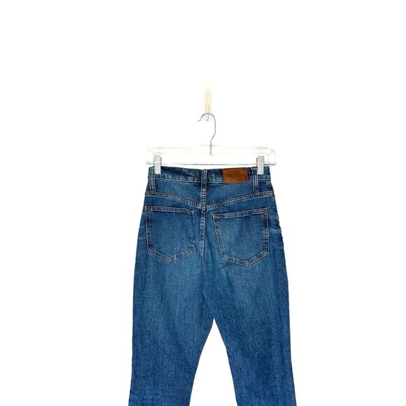 Madewell Rossie Wash The High-Rise Slim Boyjean Straight Leg Jean Size 24 - Picture 9 of 14